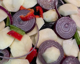 Foto del paso 1 de la receta: Bacalao gratinado con setas y manzana