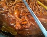Foto langkah ke 4 dari resep Sate Usus Ceker Pedas Manis.