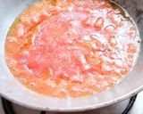 A picture of step 3 of Paneer butter masala without onion and garlic curry 🍛.