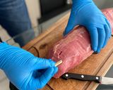 Foto del paso 3 de la receta: Medallones de carne mechada con champiñones