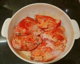 A picture of step 2 of Paprika Chicken, Chorizo & Rice Bake.