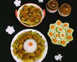 A picture of step 9 of Lentil Fritters in mix Vegetable Curry.