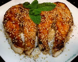 Foto del paso 4 de la receta: Salmón a la plancha con salsa Teriyaki y sésamo tostado 😋