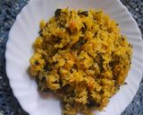 A picture of step 10 of Methi rice.
