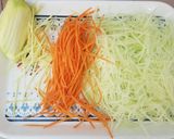 Hình bước làm 1 của món Gỏi đu đủ xanh tai heo