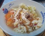 Foto langkah ke 9 dari resep 69. Sop ayam makaroni.