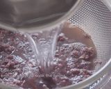 A picture of step 8 of ''ANKO / KOSHI-AN'' (Smooth and Sweet Red Bean Paste / Azuki Bean Paste).