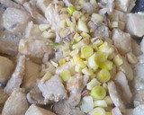 Foto del paso 4 de la receta: Wok de pollo y cerdo a la mostaza con mini galets