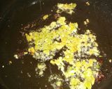 A picture of step 4 of Paneer veg franky.