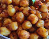 Foto del paso 8 de la receta Garbanzos tostados con base de patata