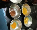 A picture of step 2 of Lemon, coconut, imli, curd Rice.