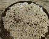 A picture of step 1 of Baked quinoa rissotto with mushroom sauce and assorted veggies.