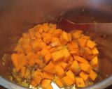 Foto del paso 1 de la receta Crema de calabaza y lentejas rojas