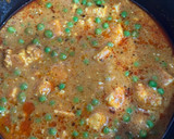A picture of step 2 of Mutter Paneer.