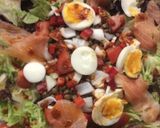 Foto del paso 4 de la receta Ensalada de lentejas con salmón