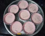 A picture of step 6 of Eggless Strawberry Cupcakes.