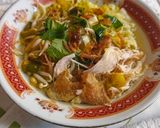 Foto langkah ke 6 dari resep Soto Ayam Bumbu Kuning.