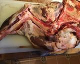 A picture of step 2 of California Farm Stuffed Leg of Lamb.