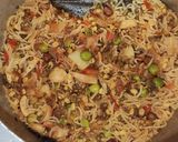 A picture of step 6 of Mixed Sprouts Healthy Pulao.