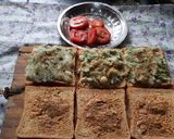 A picture of step 4 of Brown bread Potato stuff peanuts butter grilled sandwich.
