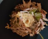 Foto del paso 14 de la receta: Ciabatta de relleno de surimi y relleno de huevo cocido
