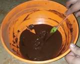 Chocolate candy cake recipe step 5 photo