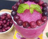 A picture of step 5 of Falsa Slush /Grewia slush💜.