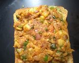 A picture of step 2 of Mumbai Sandwich.