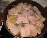 Foto del paso 3 de la receta: Salmón con verduras