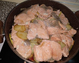 Foto del paso 3 de la receta: Salmón con verduras