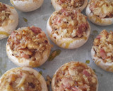 Foto del paso 5 de la receta: Champiñones rellenos de carbonara