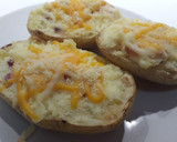 Foto del paso 4 de la receta: Patatas con queso crema y bacon al horno