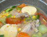 43.) Soup ayam langkah memasak 7 foto