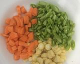 Foto langkah ke 3 dari resep Tumis “mix trio” (Jagung muda, wortel dan buncis).