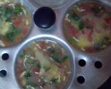 A picture of step 4 of Steamed veggies egg omelette idli.