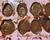 Foto del paso 16 de la receta: 🪺Mini huevitos de Pascua rellenos - Chocolate blanco y pistachos - Chocolate semiamargo con Nutella🪺