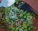 Foto langkah ke 7 dari resep Tumis Bunga Pepaya (Anti Pahit).