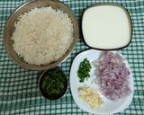A picture of step 1 of Masala Rice in Buttermilk.