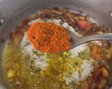 A picture of step 8 of Shola - The blend of Spinach and Lentils.