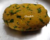 A picture of step 2 of Jowar Methi Puris.