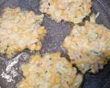 Veggie fritters and poached egg in a bun recipe step 3 photo