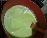 Foto langkah ke 4 dari resep Bubur ganefo (bubur singkong pandan).