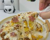 Foto langkah ke 5 dari resep Potato Bolognese Pizza 🍕.