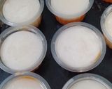 Foto langkah ke 5 dari resep Puding Susu Lapis Mangga.