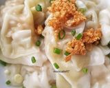 Foto langkah ke 2 dari resep Pangsit Kuah (Wonton Soup) dan Bakso goreng.