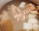 Hình bước làm 1 của món Bánh canh (nui) giò heo