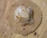 A picture of step 3 of Stuffed Dal-Dhokli.