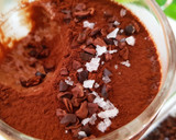 Foto del paso 7 de la receta: Cremoso de chocolate con guindilla y grué de cacao 🔥🔥🔥