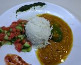 A picture of step 3 of Daal chawel.