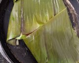Gambar langkah 4 resipi Siakap bakar daun kesum perencah sambal ikan bilis adabi.